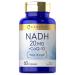 Carlyle NADH Supplement 20mg | with CoQ10 | 60 Capsules | Mega Strength | Non-GMO Gluten Free