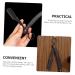 DOITOOL Folding Holder for Hairdressing & Shaving | Vintage Beard Cutter & Practical Razor - Multipurpose Wood Design - Buy Online on GoSupps.com