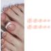 24Pieces Fake French Toe Nails Set Press On Short Square Kits Wearable False Nails Fashion Feet Tips Art False Nails Toe Nails Flat Shape Wearable Nails - Buy Online on GoSupps.com