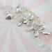 DonLeeving Bride Wedding Hair Vine Silver Bridal Flower Headband Leaf Hair Dress Pearl Hair Accessories for Women and Girls 15cm x4.5cm - Buy Online on GoSupps.com