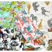 Set of 5 Zoological Wildlife Printed Flannel Little Wipes - 1 Ply, 8x8 Inches - Buy Online on GoSupps.com
