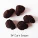 50 Pieces Invisible Hair Nets for Buns Elastic Hair Mesh Hair Buns Holder for Ballet Women (Dark Brown) - Buy Online on GoSupps.com