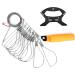 Hunter's Tail Fish Stringer - Heavy Duty Stainless Steel Wade Fishing Clip with 10 Snaps - Buy Online on GoSupps.com