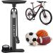 CLOLOP High Pressure Bike Floor Pump with Gauge - 160 PSI Bicycle Pump for Schrader and Presta Valve - Includes Air Ball Inflator - Buy Online on GoSupps.com