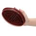 Massage Brush  Scalp Massager Combs Handheld Scrubber Whole Body Relaxation Massage Comb Oil Brush Bath SPA Brushes Washing Hair Shower Washing Hair Scalp Shower Bath Body Brushes (Brown)