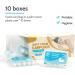 LYSIAN Ultra Soft Foam Ear Plugs for Sleeping - 10 Box Value Pack, Noise Cancelling Earplugs for Men and Women - Ideal for Snoring, Shooting, Work, Travel - Sky White Blue - Buy Online on GoSupps.com