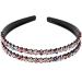 Loneedy Fashion Rhinestone Crystal Headband Set for Women - Non-Slip & Stylish 3 Pack - Buy Online on GoSupps.com