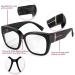 LVIOE Blue Light Filter Glasses for Eye Strain Relief - Over Glasses for All Users - Stylish Black Design - Buy Online on GoSupps.com