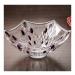 Fruit Basket Fruit Bowl Household Fruit Plate Glass Hexagonal Fruit Bowl Creative Candy Snack Plate Decorative Kitchen Organizers and Storage (Color : E Size : 31 * 31 * 13.5cm)