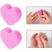 50PCS Heart-Shaped Double-Sided Sponge Nail Buffer - Washable Nail Care File & Polishing Tools for Salon - Perfect for Manicure - Buy Online on GoSupps.com