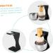 PopetPop 5-Piece Razor Set Display Holder for Men | Black Suits Shaving Brushes & Bowl Organizer - Perfect for Hairdressers - Buy Online on GoSupps.com