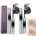 Mascara 3D Curling Eyelash Iron Mascara Waterproof Longue Dur e pour Extensions de Cils Volume Longue Dur e Anti-Taches (Black 2PC)