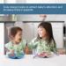 Vicloon Baby Suction Plate 3Pcs - Non Slip Silicone Weaning Plate for Toddler Kids - Divided Dishes for Self Feeding - Fits Highchairs Trays - Blue/Pink/Beige - Buy Online on GoSupps.com