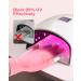 UPF50+ Meto UV Nail Gloves for Gel Nails Pink | Skin Care UV Protection - Buy Online on GoSupps.com
