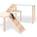 Niteangel Wooden Ladder Bridge for Hamsters & Small Animals - Climbing Toy for Gerbils Mice & More - Buy Online on GoSupps.com