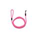 Leash - rope leash with hand loop Basic 10mm 27 colours 7 lengths (3.00 m fluor pink) 3.00 m fluor pink