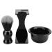 3pcs Shaving Brush Set for Men | Shaving Tool Stand Beard Brush & Bowl | International Shipping Available - Buy Online on GoSupps.com