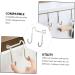 GLEAVI 3pcs Cabinet Hooks Key Hanger Hat Hooks Multi Hanger Hooks for Home Cupboard Wall Hanging - Buy Online on GoSupps.com