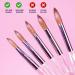 Kolinsky Acrylic Nail Brush #8 for Professional Nail Technicians - Perfect for Acrylic Powder & EMA Monomer Application | International Shipping Available - Buy Online on GoSupps.com