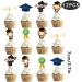 12 * Graduation Cupcake Toppers 2023 Graduation Cupcake Toppers Class of 2023 Cake Picks Graduation Party Decorations 12PCS 2 - Buy Online on GoSupps.com