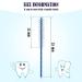 Cowwell Interdental Brush Teeth Soft Dental Picks - Moderate 100-Piece Refills - Buy Online on GoSupps.com