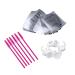 DOITOOL 100 Paires Fards Paupi res pour Femmes Coussinets pour Fards Paupi res Faux Cils Accessoires de Maquillage pour Femmes