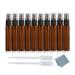 Elfenstall 25 Pack 10ML Portable Refill Atomizer Spray Bottles - Perfect for Travel & Hydrating - Amber Color - Buy Online on GoSupps.com