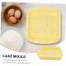 IMIKEYA 3 Pcs Cake Mold Roasting Pan Baking Pans Cupcakes Cupcake Pans Silicone Baking Molds Silicone Mold Silicone Baking Pan Non-Stick Baking Mold Silicone Bakeware Oven Silica Gel Fudge 26.5x24.5cmx3pcs Yellowx3pcs - Buy Online on GoSupps.com