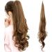 Ponytail Extension Flexible Winding Type Long Wavy Hair Magic Wand High Ponytail Fluffy Hair Extension Synthetic Wig 32-inch Ponytail Women Ponytail Hair Extension(12L) 32inches 12L - Buy Online on GoSupps.com