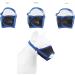 Koboko Blue Muzzle for Medium Dogs - Prevent Biting Safe Chewing Velcro Fastener - Buy Online on GoSupps.com