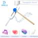 Dreld 9 Solfeggio Tuning Forks Kit Healing Forks with Silicone Hammer and Bag for DNA Repair Healing Sound Therapy Perfect Healing Musical Instrument Balancing Healers (Silver-1) - Buy Online on GoSupps.com