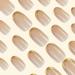 24 Pcs Gold French Tip Press On Nails - Short Oval Full Cover Fake Nails for Women & Girls - Nude Glossy Artificial Finger Manicure - Buy Online on GoSupps.com
