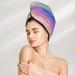 Bright Colorful Microfiber Hair Towel Wrap for Women - Super Absorbent Coral Velvet Quick Dry Cap for Long Curly & Thick Hair - Buy Online on GoSupps.com