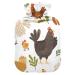 Hot water bottles with cover autumn rooster chicken hot water bag for pain relief headaches feet and bed warmer 2 liters