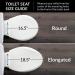 Little2Big 181SLOW 000 Elongated Toilet Seat with Built-In Potty Training Seat | Slow-Close & Never Loosen | White - 1 Pack - Buy Online on GoSupps.com