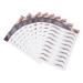 Beatifufu 9 sheets Hair-like off Makeup Women Transfers Eyebrows Shaping for Eco D Brown Imitation Temporary 21.5X14.5cm Brown