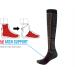 YUEDGE Moisture Wicking Knee High Ski Socks for Men - 2 Pairs, Size 6-12, Black - Buy Online on GoSupps.com