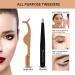 Brow & Lash Set | Eyelash & Eyebrow Tools - Tweezers Scissors Coil Brush | Rose Gold Gift Set - Buy Online on GoSupps.com