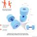 66fit Aqua Swimming Dumbbells - Enhance Your Aquatic Workouts | Buy 2 Pieces for International Shipping - Buy Online on GoSupps.com