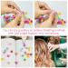 FAVENGO Mini Hair Clips - 100 Colorful Pearl Hair Claws for Kids & Women | Rainbow Plastic Hair Clips with Box - Buy Online on GoSupps.com