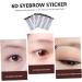 FOMIYES 12 Pcs Eyebrow Stickers Decal Stickers False Eyebrows Cosmetics 6d Hair-like Eyebrows Stickers Tool - Buy Online on GoSupps.com