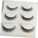 minkissy 3 Pair Fake Lashes False Eyelashes Fake Eyelashes Makeup Eyelashes Natural Eyelashes Long Eyelashes Dense Eyelashes Major 3d - Buy Online on GoSupps.com