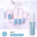 Nail Varnish Ice Blue Nail Polish 8ML Gel Nail Polish Quick Drying & Odorless Nail Gel No Need Lamp Non Toxic Odorless Nail Polish for Women and Girls - Buy Online on GoSupps.com