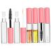 PLAFOPE 6 Pcs Empty Bottle Lip Gloss Tubes Suero De Pesta as Crecimiento Empty Eyeliner Bottle Cosmetic