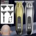 Professional Hair Clippers for Men | Rechargeable Electric Trimmer with LED Screen | Washable & Powerful Steel Cutter Head (Brown - Buy Online on GoSupps.com