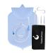 TopQuaFocus 4 Quart Large Enema Bag Clear Non-Toxic Silicone for Coffee and Water Colon Cleanse BPA and Phthalates Free (4 Liter)