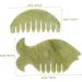 Beaupretty 2-Pack Guasha Comb for Scalp Massage - Jade Hand Massager & Curb Pocket Tool - Buy Online on GoSupps.com
