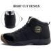 UPSOLO Men's Winter Snow Boots - Water Resistant, Anti-Slip, Fully Fur Lined - Lightweight Hiking Shoes - Size 8.5 Black - Buy Online on GoSupps.com