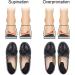 Dr. Foot's Supination & Over-Pronation Corrective Shoe Inserts - 3 Pairs (Black) | Heel Wedge Insoles for Foot Alignment & Knee Pain Relief - Ideal for Bow Legs & Osteoarthritis - Buy Online on GoSupps.com