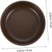 Zerodeko 2pcs Chili Sauce Snack Plate Mini Appetizer Plate Ice Cream Bowl Kitchen Gadgets Pickles Melamine 9X9X2.4CM Brown - Buy Online on GoSupps.com
